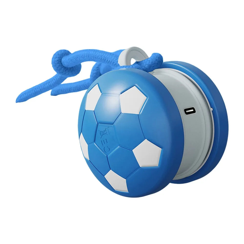 Automatic Pet Interactive Smart Rolling Ball Self-entertaining with Tail Rope Electric Rolling Ball Quiet Obstacle Avoidance