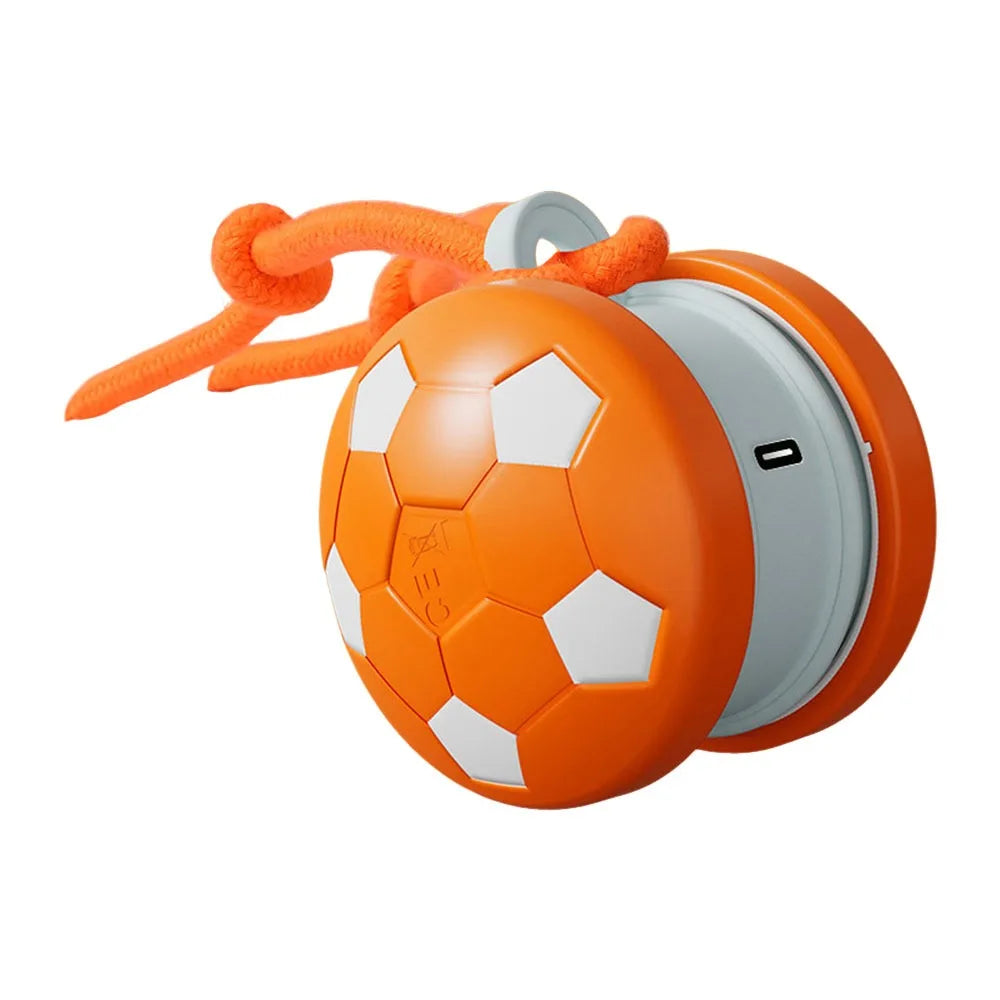 Automatic Pet Interactive Smart Rolling Ball Self-entertaining with Tail Rope Electric Rolling Ball Quiet Obstacle Avoidance