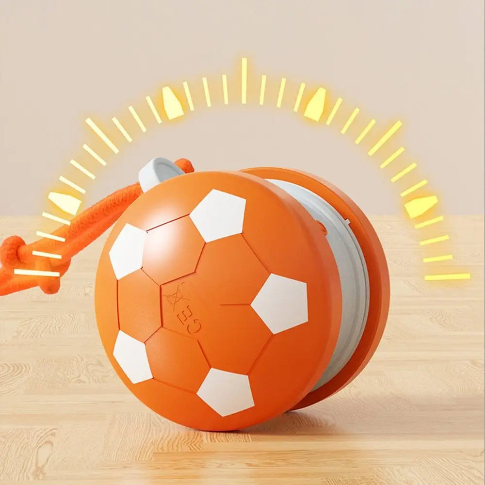 Automatic Pet Interactive Smart Rolling Ball Self-entertaining with Tail Rope Electric Rolling Ball Quiet Obstacle Avoidance